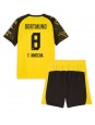 Borussia Dortmund Felix Nmecha #8 Replika Hemmakläder Barn 2025-26 Kortärmad (+ byxor)